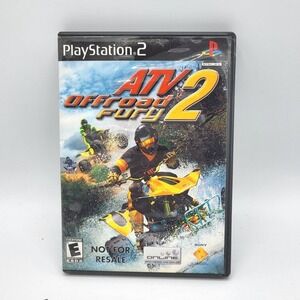 ATV Offroad Fury 2 (Sony PlayStation 2, 2002) PS2 Game‎ & Case Not For Resale